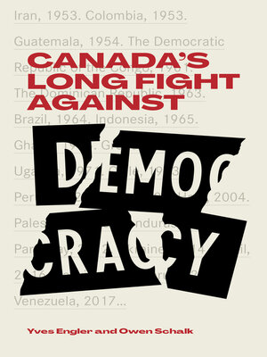 cover image of Canada's Long War Against Democracy